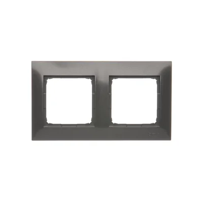 Marco universal doble IP20 / IP44, antracita (metálico)
