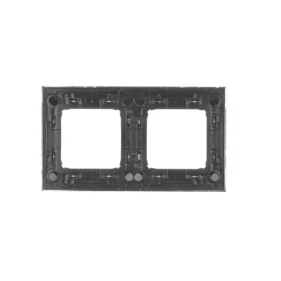 Marco universal doble IP20 / IP44, cromado