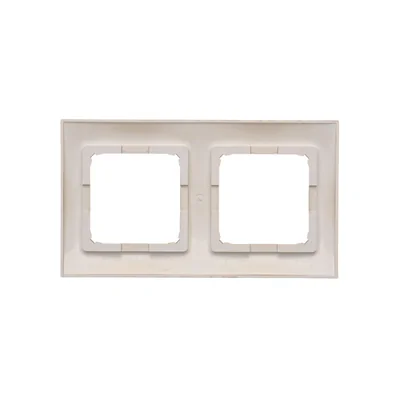 Marco universal doble IP20 / IP44, dorado (metálico)