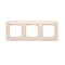 Marco universal triple IP20 / IP44, crema