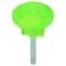 Marker for earthing terminal, diameter 10 mm (wire) / 30x3.5 mm (flat bar), green-yellow, PVC SK RD10 FL30X3.5 GRGE PVC