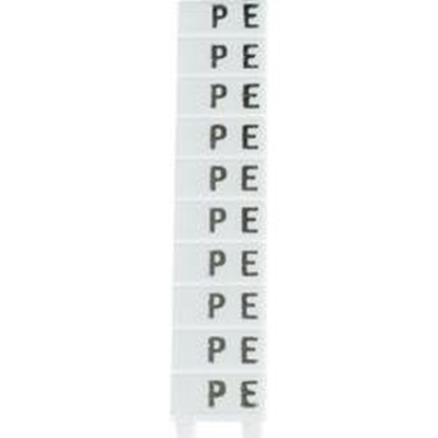 Markers 9705 A/5/10B white PE for terminal blocks