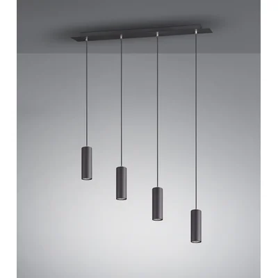 MARLEY Suspension triple 75cm 35W Gu10 IP20 noir