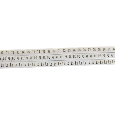 Marqueur DK 1, Z5 "1-10" blanc