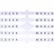 Marqueur flexible (20 x 10 pcs.) 1-10 (EO3)
