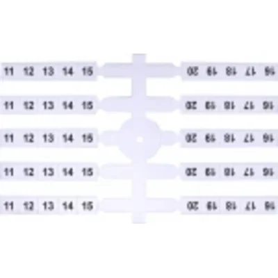 Marqueur souple (20 x 10 pcs.) 11-20 (EO3)