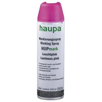 Marqueur spray HUPmark rose 500ml