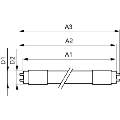 MASTER LEDtube Lampada fluorescente 12W T8 230V 1575lm 4000K 90cm