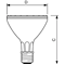 Mastercolour CDM-R Elite 35W/930 E27 metal halide bulb