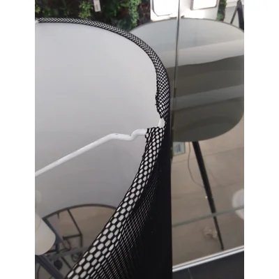 MAZE Black exhibition floor lamp