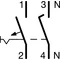 MCB Circuit breaker 10kA 1+N 20A characteristic C