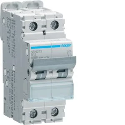 MCB Circuit Breaker 10kA 2 Pole 13A Characteristic B