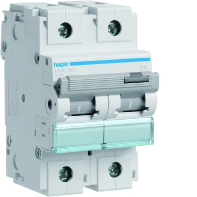MCB Circuit breaker 15kA 2P B 100A