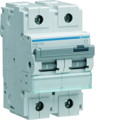 MCB Circuit breaker 50kA 2P C 16A
