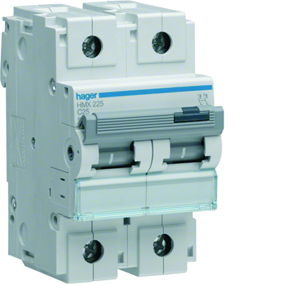 MCB Circuit breaker 50kA 2P C 25A