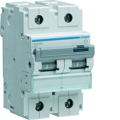 MCB Circuit breaker 50kA 2P C 63A