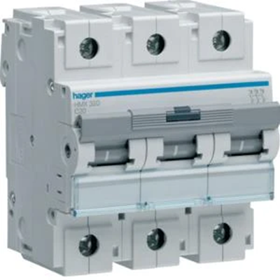 MCB Circuit breaker 50kA 3P C 20A