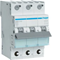 MCB Circuit breaker 6kA 3P B 10A QuickConnect