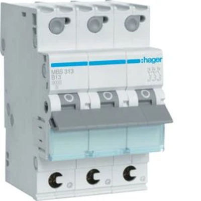 MCB Circuit breaker 6kA 3P B 13A QuickConnect