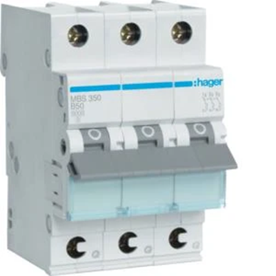 MCB Circuit breaker 6kA 3P B 50A QuickConnect