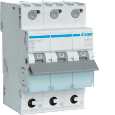 MCB Circuit breaker 6kA 3P C 13A QuickConnect