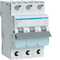 MCB Circuit breaker 6kA 3P C 16A QuickConnect