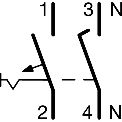 MCB-Leistungsschalter 10kA 1+N 6A Charakteristik C