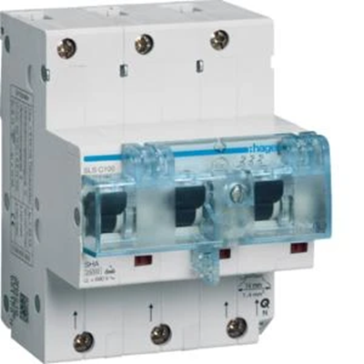 MCB SLS Selective circuit breaker 3P Cs 100A TS35