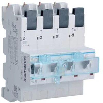 MCB SLS Selective overcurrent circuit breaker 3P+N Cs 35A Cu busbar 12x5/10mm 40mm