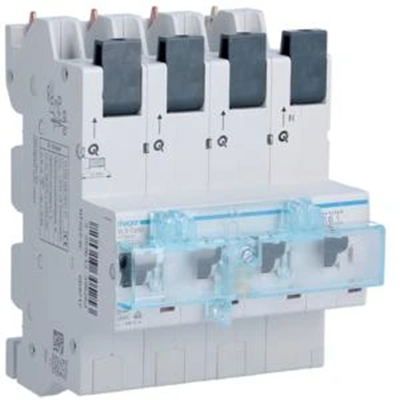 MCB SLS Selective overcurrent circuit breaker 3P+N Cs 50A Cu busbar 12x5/10mm 40mm