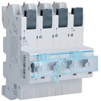 MCB SLS Selective overcurrent circuit breaker 3P+N Cs 63A Cu busbar 12x5/10mm 40mm