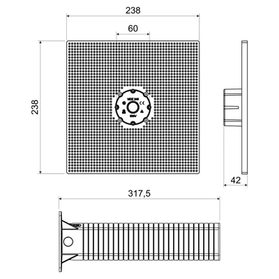 MDZ XL 300 mm KB Isolierbox (Platte)