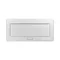 Меблева касета NOEN для вбудованого монтажу в стільницю з інтегрованою ПВХ рамкою для модульних розеток 3 x 45x45 мм або 6 x 22,5x45 мм, кабель 1,5 м, срібляста