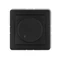 Mécanisme de commande d'éclairage électronique DECO à bouton-poussoir rotatif, noir mat