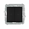 Mécanisme de commande pour stores MINI avec support, noir mat