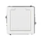 Mécanisme de prise étanche aux projections d'eau DECO avec mise à la terre SCHUKO 2P+Z (clapet blanc, obturateurs de circuit électrique) blanc