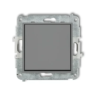 Mécanisme d'interrupteur unipolaire MINI gris mat