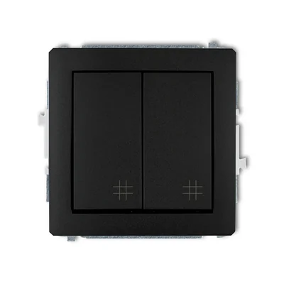 Mechanismus dvojitého křížového konektoru DECO, matná černá