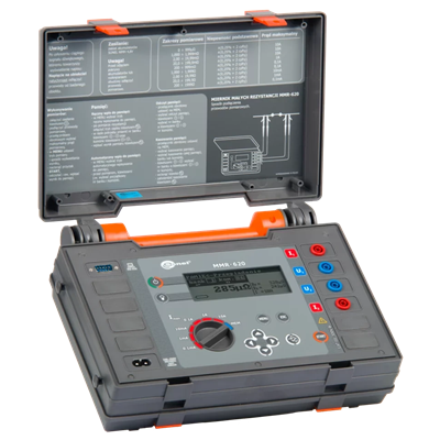 Medidor de baja resistencia MMR-620 con certificado de calibración