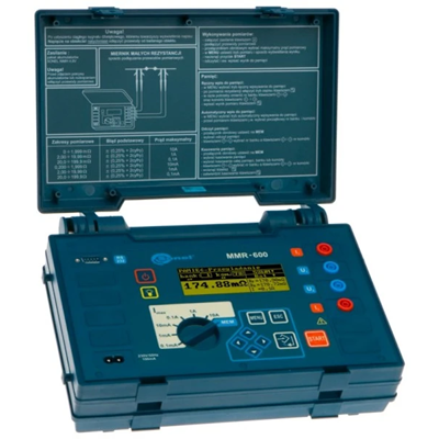 Medidor de baja resistencia MMR-620 con certificado de calibración