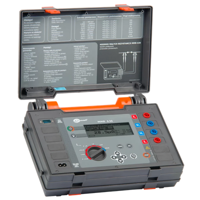 Medidor de baja resistencia MMR-630 con certificado de calibración