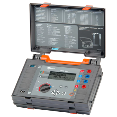 Medidor de baja resistencia MMR-630 con certificado de calibración