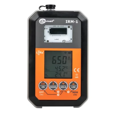 Medidor de luz solar y temperatura IRM-1