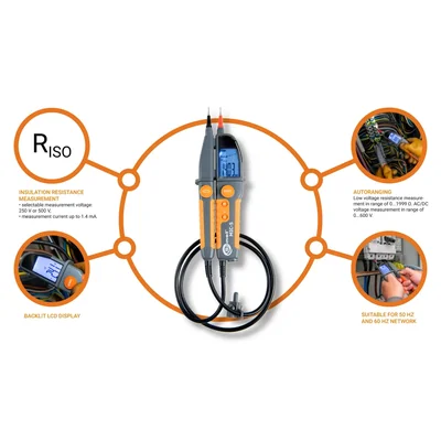 Medidor de resistencia de aislamiento MIC-5