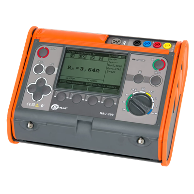 Medidor de resistencia de tierra y resistividad del suelo MRU-200