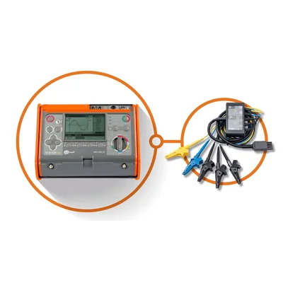 Medidor multifunción MPI-530-IT + adaptador de cable multipolar AutoISO-2500