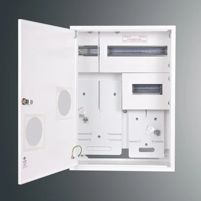 Měřicí rozvaděč RZ 11NN T1F a T3F+25S 577x423x220; plné dveře; IP30; RAL 9003