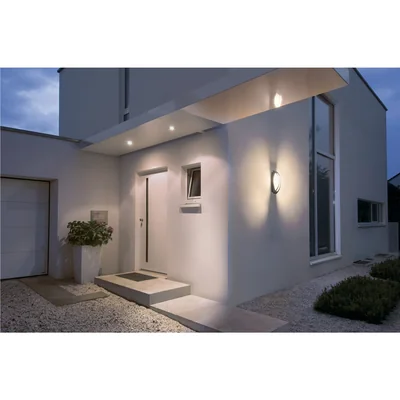 MERIDIAN 2 E27 outdoor wall lamp IP54 anthracite