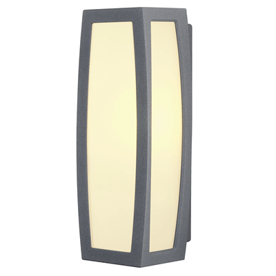 MERIDIAN BOX SENSOR E27 IP54 applique d'extérieur anthracite avec détecteur de mouvement