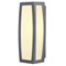 MERIDIAN BOX SENSOR E27 IP54 outdoor wall lamp anthracite with motion sensor